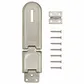 80mm HASP & STAPLE - Jointed Pat. - *Stainless Steel* - CARDED