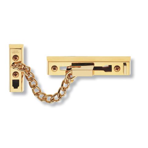 DOOR CHAIN *Brass Plated* (Carded)