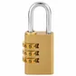 'Combi-Lock' 30mm  COMBI. PADLOCK - 3 Digit - CARDED