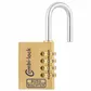 'Combi-Lock' 40mm  COMBI. PADLOCK - 4 Digit - CARDED