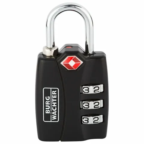 'TSA' 30mm COMBI. PADLOCK - CARDED (No. 78)