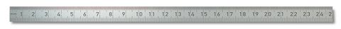 13mm Wide Flexible STEEL RULER - 30cm (Met/Met)