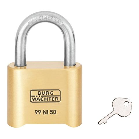 'Commercial' 50mm COMBI. PADLOCK - 4 Digit - CARDED