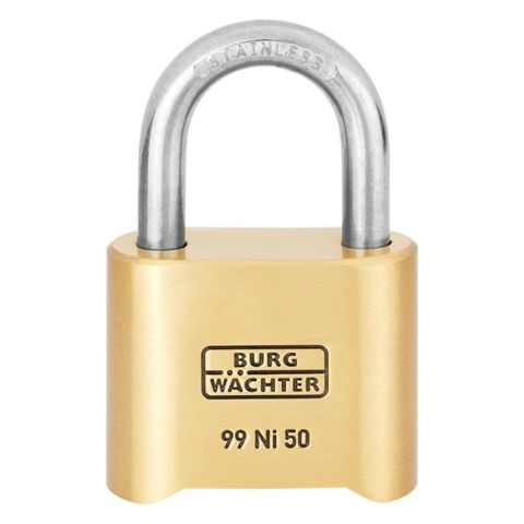 'Commercial' 50mm COMBI. PADLOCK - 4 Digit - CARDED