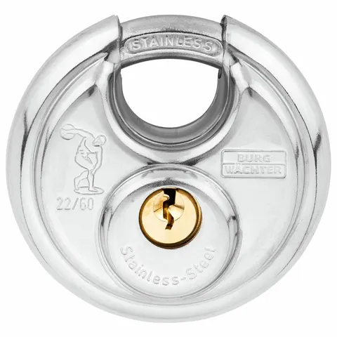 'Diskus' 60mm MARINE PADLOCK  (KD)