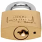 'C-Line' 30mm  PADLOCK * 4-PACK  - CARDED  (KA)