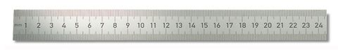 30mm Wide Rigid STEEL RULER -  60cm (Met/Met)