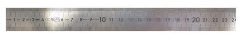 30mm Wide Rigid STEEL RULER - 100cm (Met/Met)
