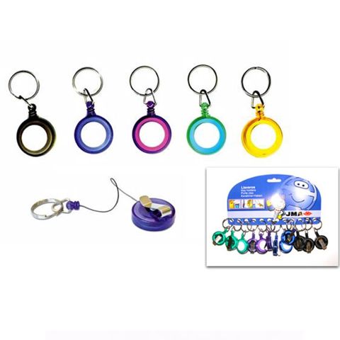 'Roller' Extendable KEY CHAIN - Ásst. Colours - Pkt of 12