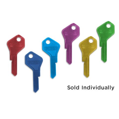 Coloured ALUMINIUM KEY BLANK (Like: LF31R)