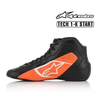 BOOTS A/STARS TECH1-K SIZE 44 BLK/ORG