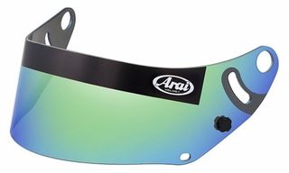 ARAI GP7-FRP VISOR - IRIDIUM GREEN