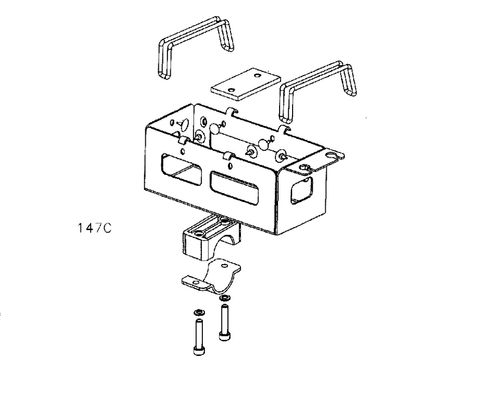 VORTEX - BATTERY SUPPORT WITH BRACKETS