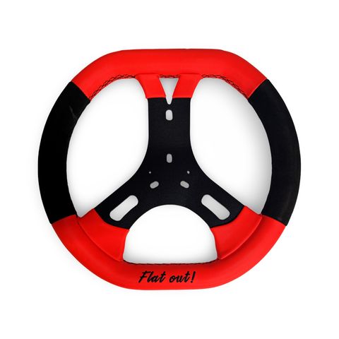STEERING WHEEL CRG 320MM ORANGE