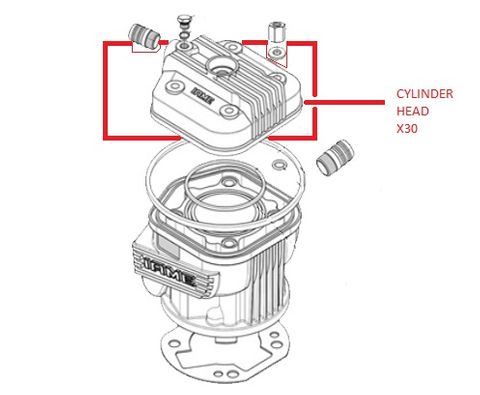 CYLINDER HEAD X30