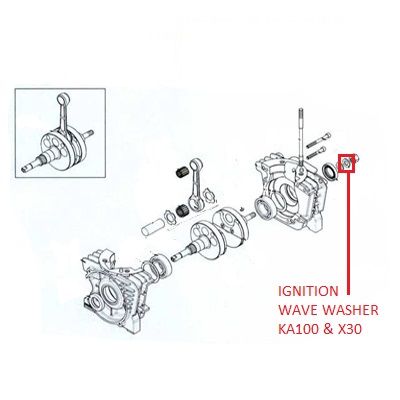 IGNITION WAVE WASHER 10.5x18x0.8 KA100 X