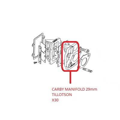 CARBY MANIFOLD 29mm X30 TILLOTSON