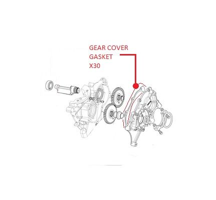 GEAR COVER GASKET X30