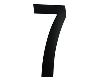 NUMBER 7 / BLACK / 100MM