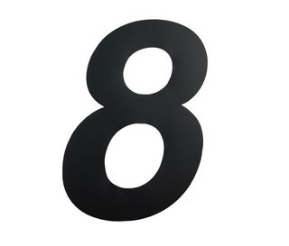 NUMBER 8 / BLACK / 120MM