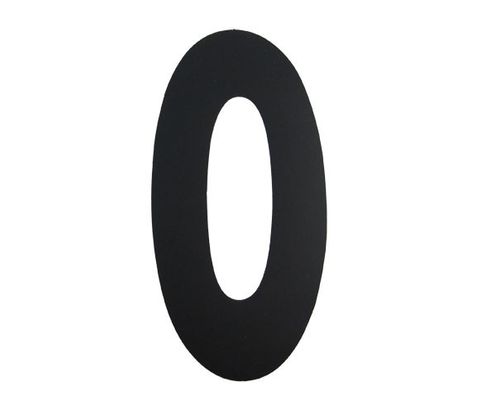 NUMBER BLACK 130MM