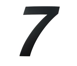 NUMBER 7 / BLACK / 120MM