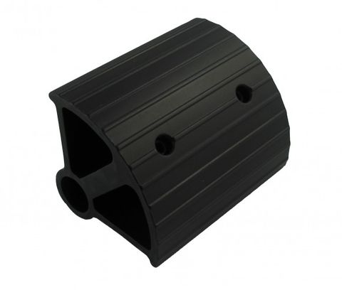 FOOT BACK BRACKET BLACK 1PC