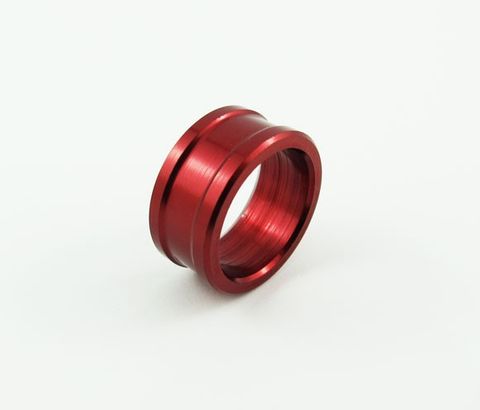 SPACER/STUB/17MM X 10/ALU/RED