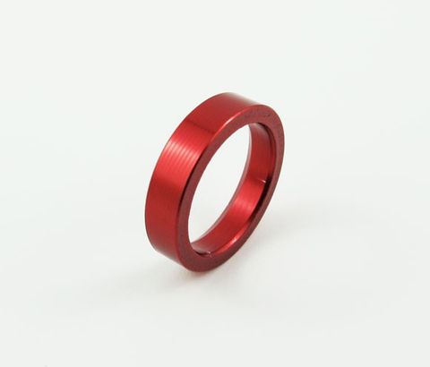 SPACER/STUB/17MM X 5/ALU/RED