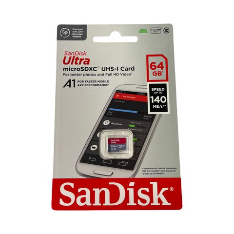 SANDISK 64GB SD CARD