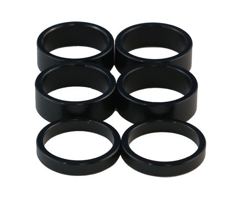 25MM BLACK STUB SPACER KIT 6PCS