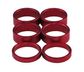 25MM RED STUB SPACER KIT 6PCS