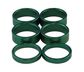 25MM GREEN STUB SPACER KIT 6PCS