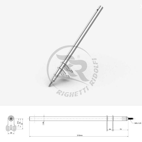 STEERING COLUMN M8x510MM OTK AFTERMARKET