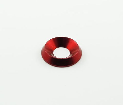 CSK WASHER 8MM / ALU / RED