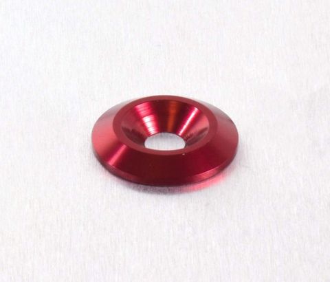 CSK WASHER 6x18MM ALU RED