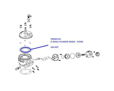 O-RING CYLINDER INNER GALAXY - VITON