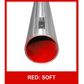 AXLE 40/8MM KEY/SOFT RED 1040MM