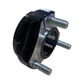 WHEEL HUB 30X25 6+8 BLACK