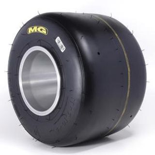 MG YELLOW/WHITE SM2 REAR TYRE KZ