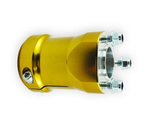 WHEEL HUB GOLD 50X100X8 2 PINCH BOLTS