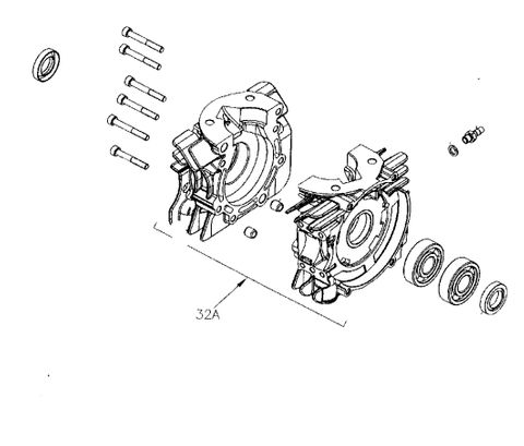 VORTEX - COMP C/CASE 60CC WITH BEARINGS