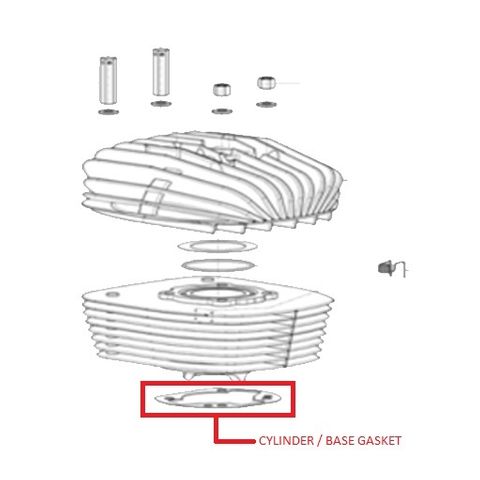 CYLINDER GASKET 0.20 - SUIT KA100 / X30