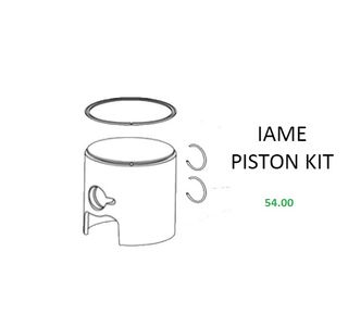 PISTON KIT - 54.00 GREEN