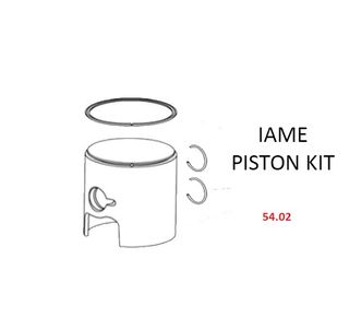 PISTON KIT - 54.02 RED