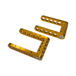 KSI FOOT BACK BRACKET 2PCS GOLD