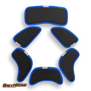 SEAT PADDING 6PCS GREYHOUND W/VELCRO