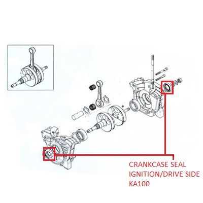 C/CASE SEAL IG ,DRIVE SIDE KA100 X30