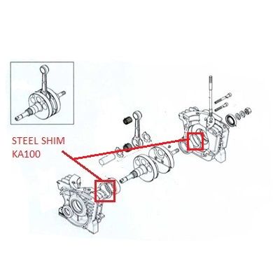 STEEL SHIM 0.10 KA100 OEM