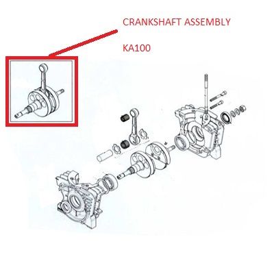 CRANKSHAFT ASSEMBLY KA100 OEM